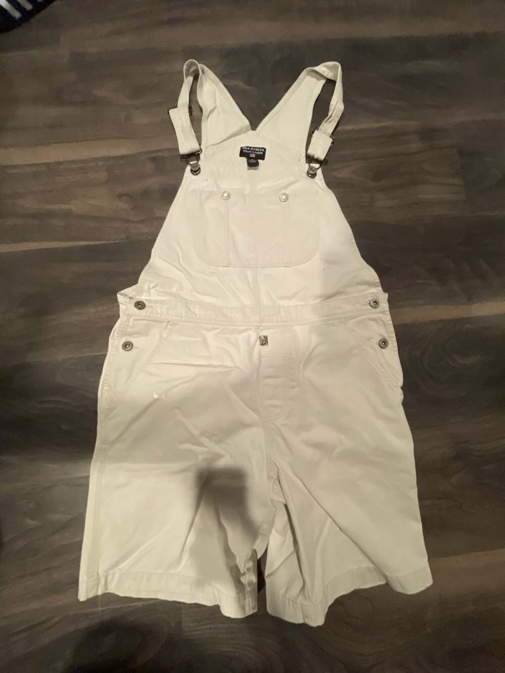 Polo Jeans Co. Ralph Lauren Vintage White Denim Shortalls